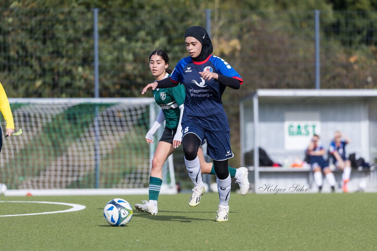 Bild 136 - wU19 Rissener SV - VfL Pinneberg : Ergebnis: 9:1